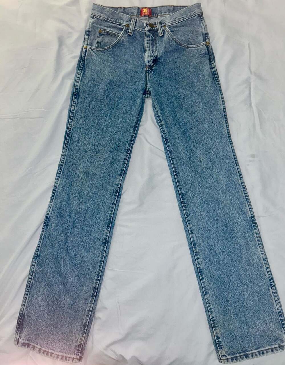 Wrangler 36MWZSW Men's Slim Fit Denim Jeans 28x32
